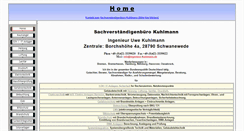 Desktop Screenshot of ingenieur-kuhlmann.de