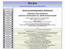 Tablet Screenshot of ingenieur-kuhlmann.de